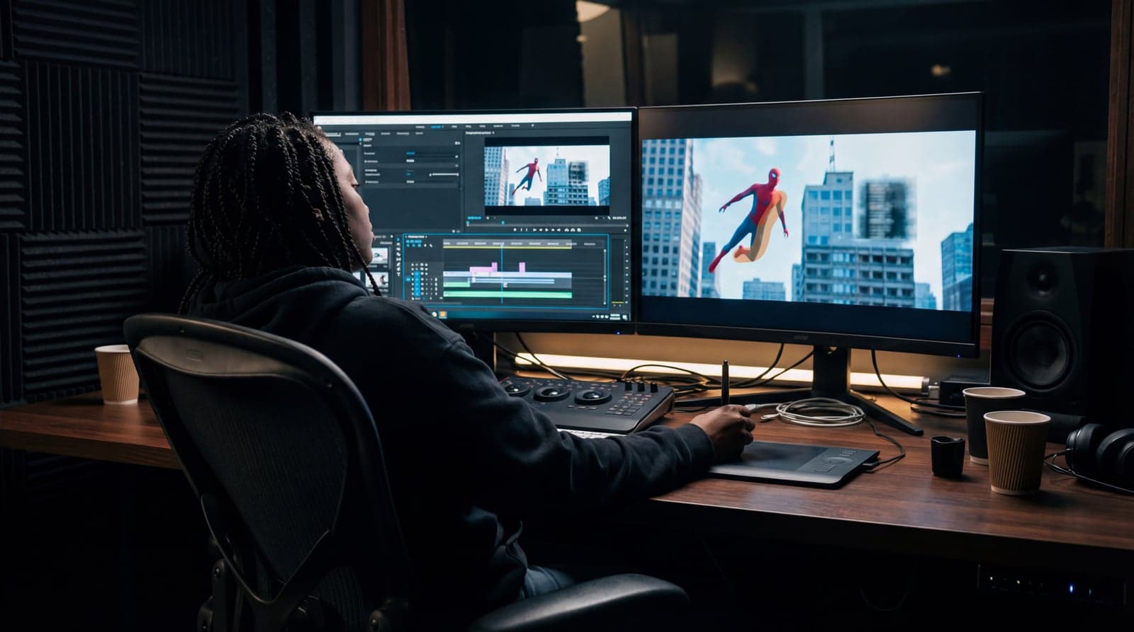 Inpainting example output